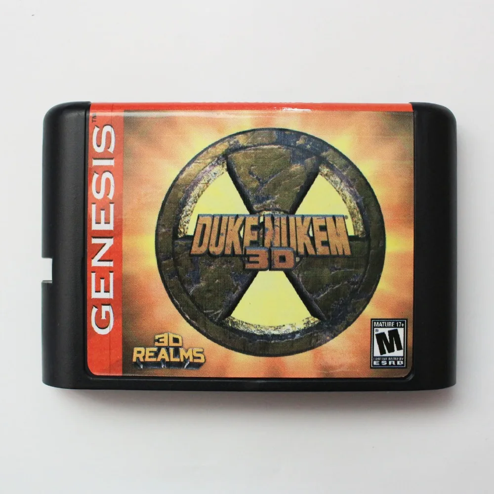 Duke Nukem 3D 16 бит MD игровая карта для sega Mega Drive для Genesis