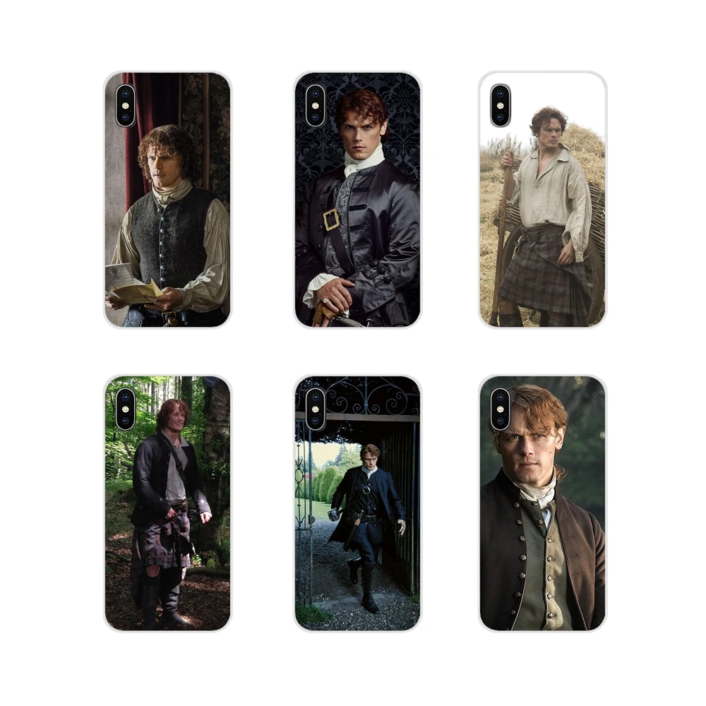 

For Samsung Galaxy S4 S5 MINI S6 S7 edge S8 S9 S10 Plus Note 3 4 5 8 9 Accessories Phone Cases Jamie Fraser Outlander Art Poster