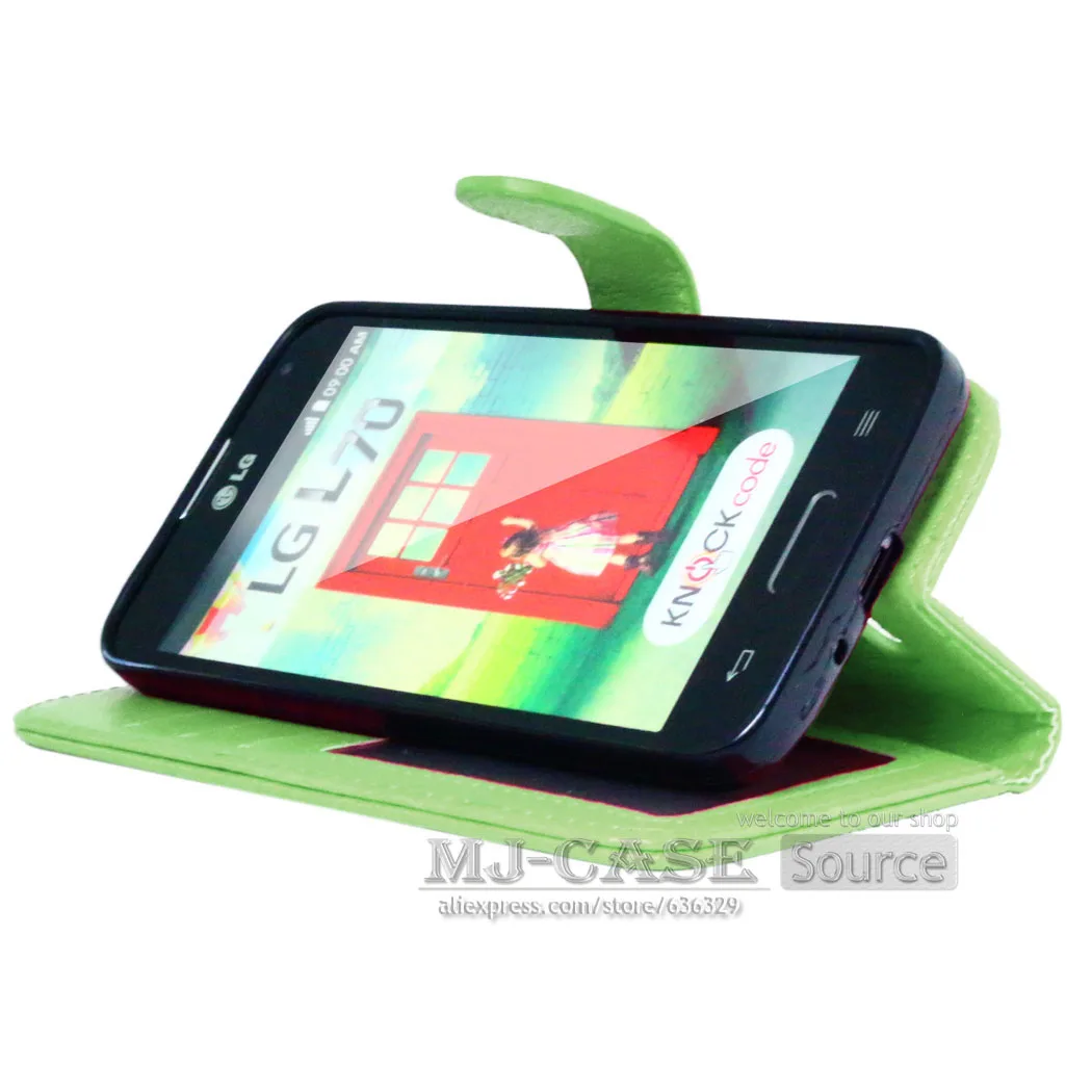 Чехол для LG Optimus L70 L65 D325 MS323 D329 D320N D285 D280 L 70 65 чехол кожаный чехол с откидной крышкой для задней панели для LG L70 чехол Защитный чехол для телефона сумка