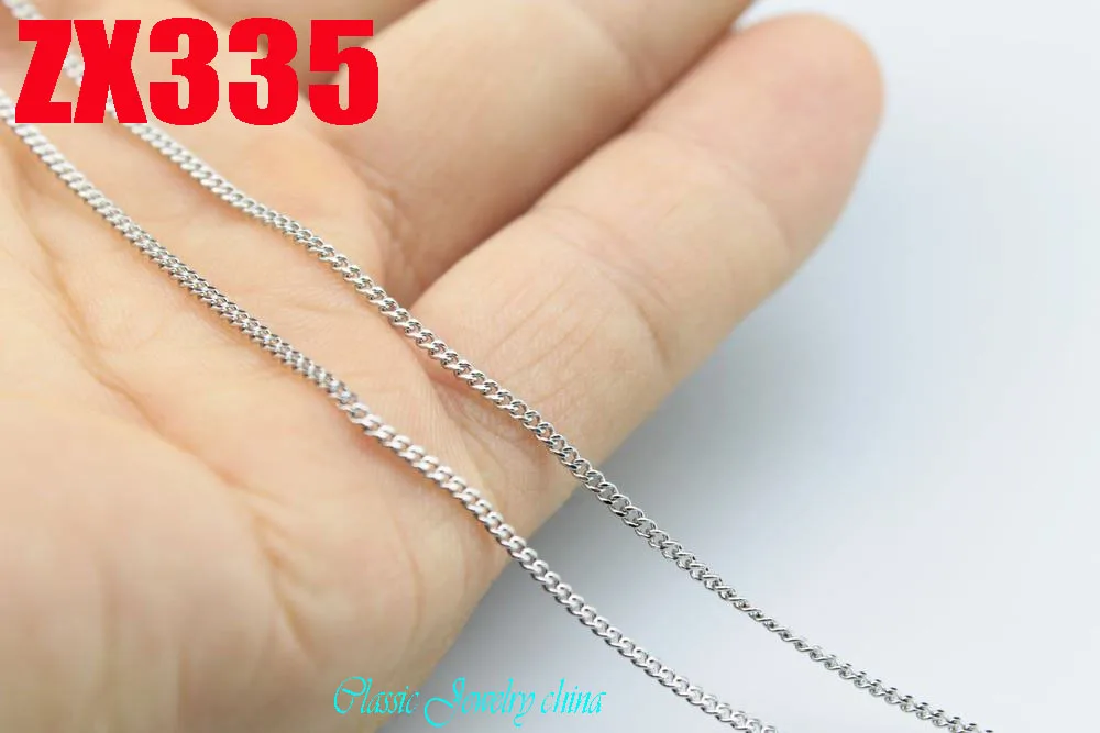 Малый ожерелье тонкой цепочке из нержавеющей стали 1.5 мм NK ожерелье изысканные женские ювелирные изделия 20 штук zx335