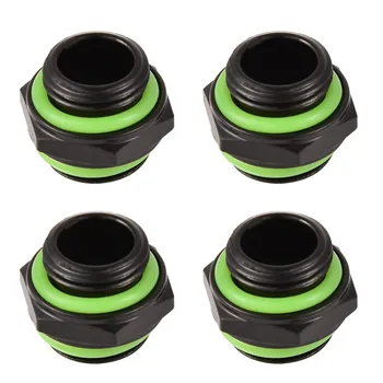 

4pcs G1/4 Thread Fitting Hex Adapter Connector for Computer Water Cooling System