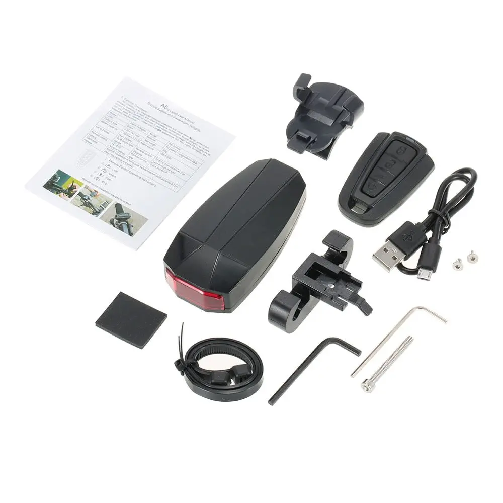 Flash Deal Bicycle Rear Light + Anti-theft Alarm USB Charge Wireless Remote Control LED Tail Lamp Bike Finder Lantern Horn Siren Warning 9 Flash Deal Bicycle Rear Light + Anti-theft Alarm USB Charge Wireless Remote Control LED Tail Lamp Bike Finder Lantern Horn Siren Warning 9