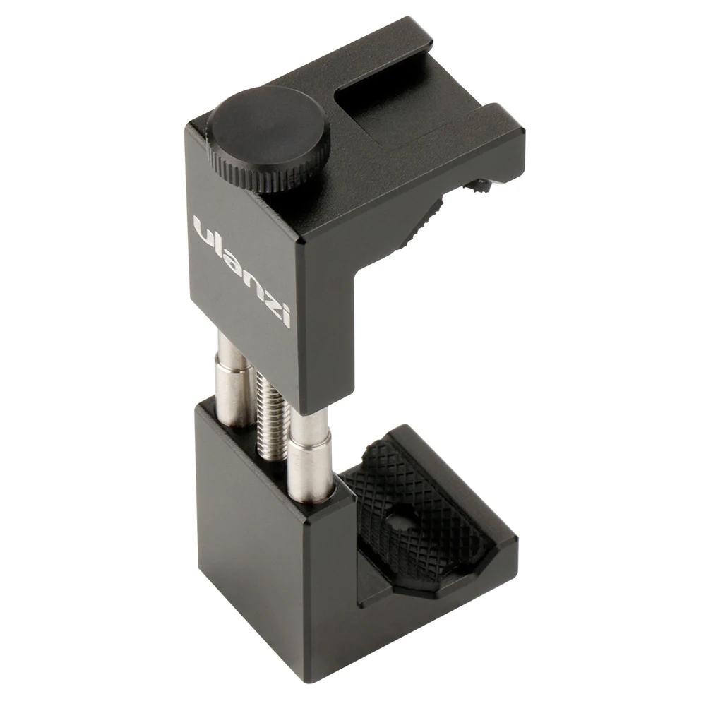 

Universal 1/4" Screw Mount Height Adjustable Smartphone Holder Clip Holder Clip Simple Installation Phone Photograph Tool