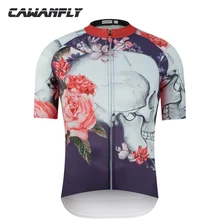 

Cawanfly Purple rose pink flower pro team Bike Short Sleeve Team Women/Men Tops/Short Sleeve Bike Clothing Summer Cycling Jersey