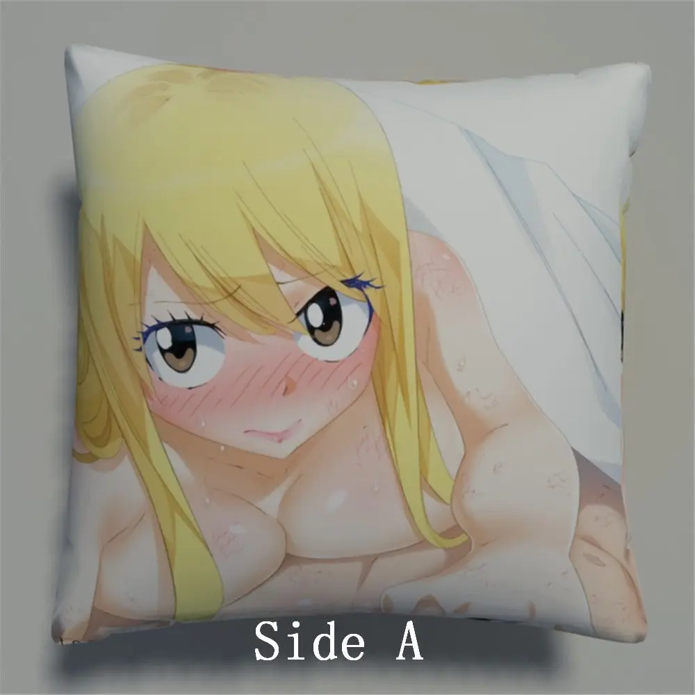 

Fairy Tail Lucy Anime Two Side Pillowcases Hugging Pillow Cushion Case Cover Otaku Cosplay Gift New 643