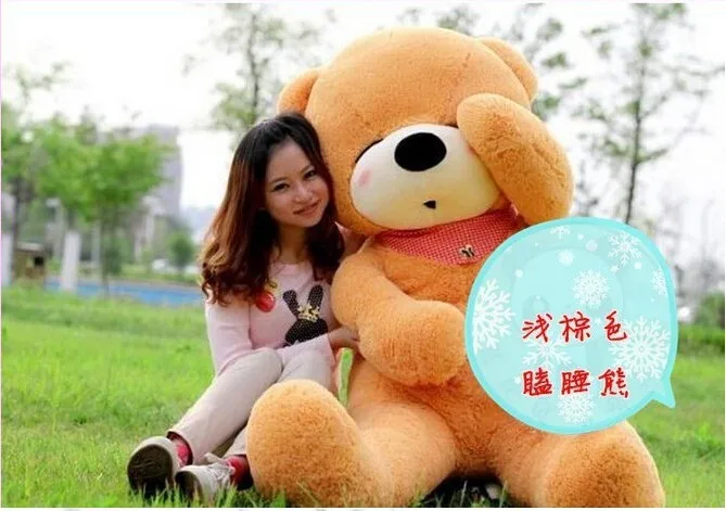 220CM/2.2M huge giant stuffed teddy bear animals kids baby plush toys dolls life size teddy bear girls gifts 2018 New arrival