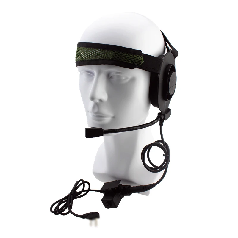 

XQF Tactical Bowman Elite II Radio Headset Earpiece With U94 Style PTT For Motorola Radio CLS1110 EP450 GP2000 GP88 WalkieTalkie