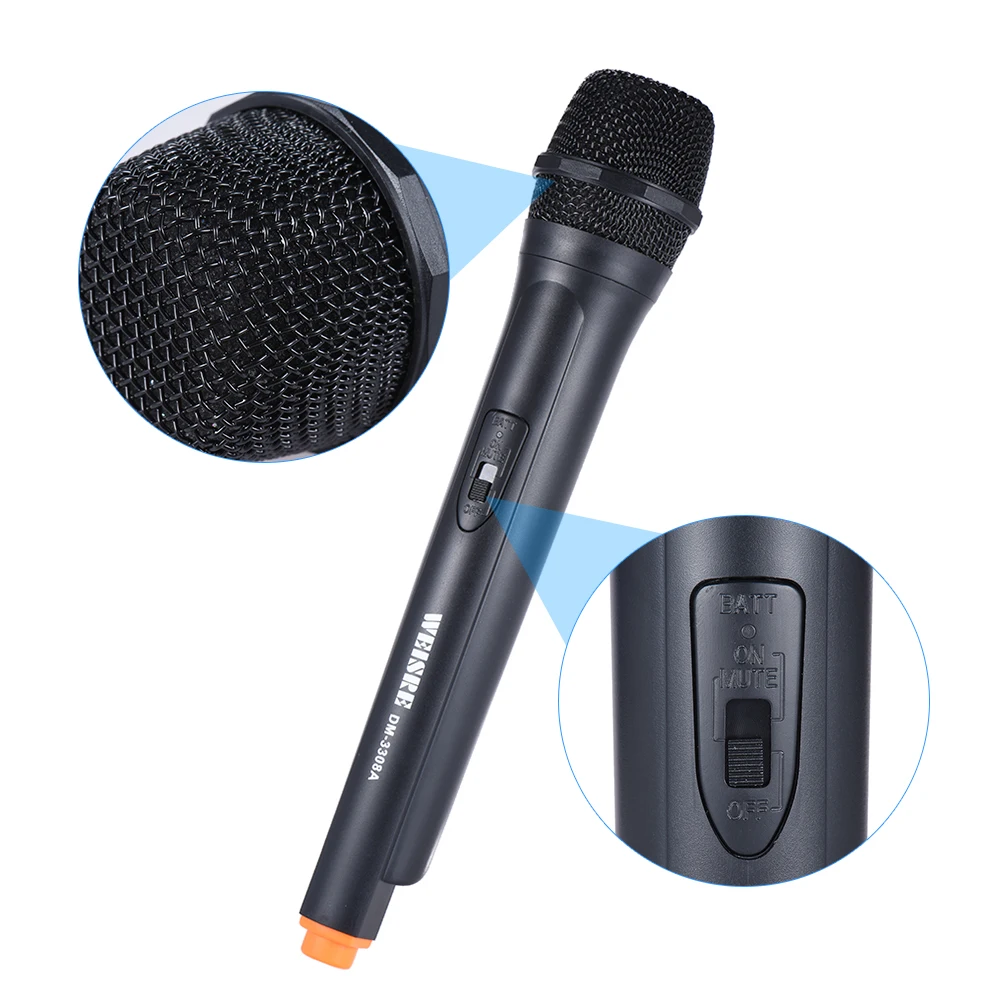 

Handheld Wireless Unidirectional Dynamic Microphone Voice Amplifier for Karaoke Meeting Ceremony Promotion