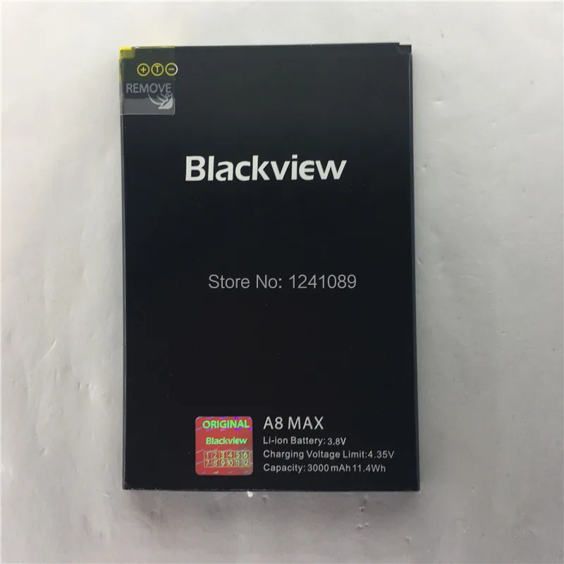 Оригинальный аккумулятор Blackview A8 MAX 3000 мАч 5 дюйма MTK6737 2 + 16 ГБ Аксессуары для