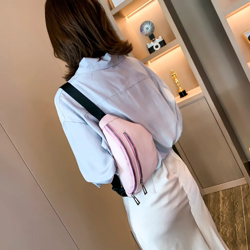 Поясные Сумки модные кожаные женские цельный рюкзак cintura чехол на пояс сумка женская сумка PU Повседневная сумка# L10