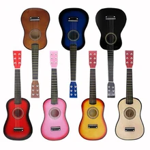 21/23 Cal z litego drewna mini gitara dla dzieci i początkujących Basswood gitara akustyczna 12 progi 6 struny gitara z Picks AGT09