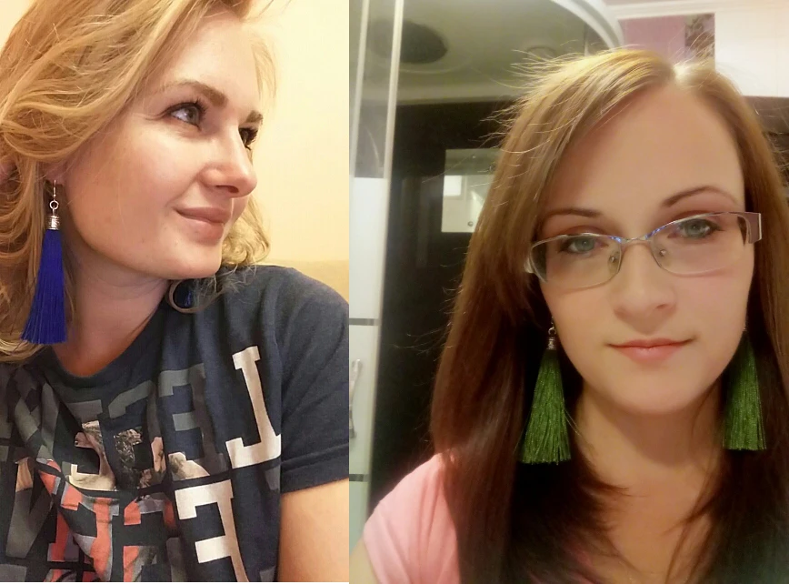 LOVBEAFAS Brand Tassel Earrings Women Fashion Jewelry Bohemian Drop Dangle Long Earrings Silk Fabric Ethnic Vintage Earrings - Image 6