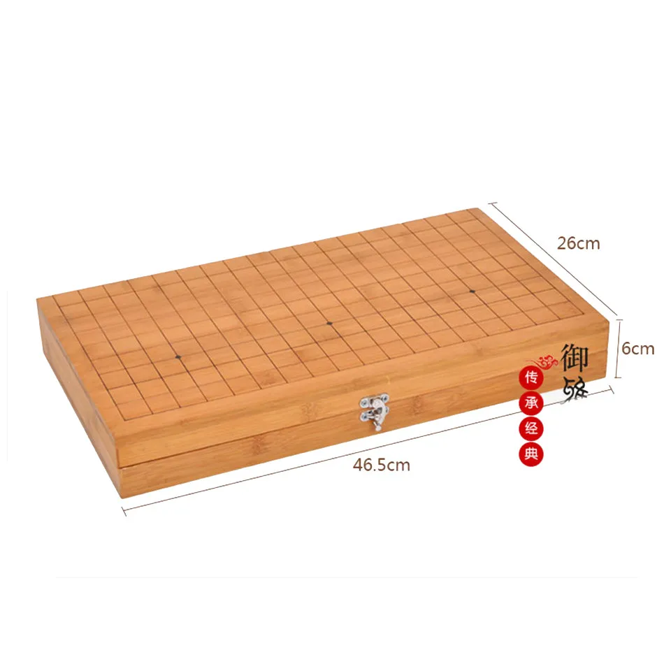 BSTFAMLY Go шахматы 19 дорожная шахматная доска 52 см* 46,5 см* 3 см Складная бамбуковая шахматная доска старая игра Go Weiqi доска для 2,2 см штук 43