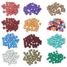 Новинка 100 шт. конверт печать воск Ретро восьмиугольник бусины DIY Декор многоцветный штампы