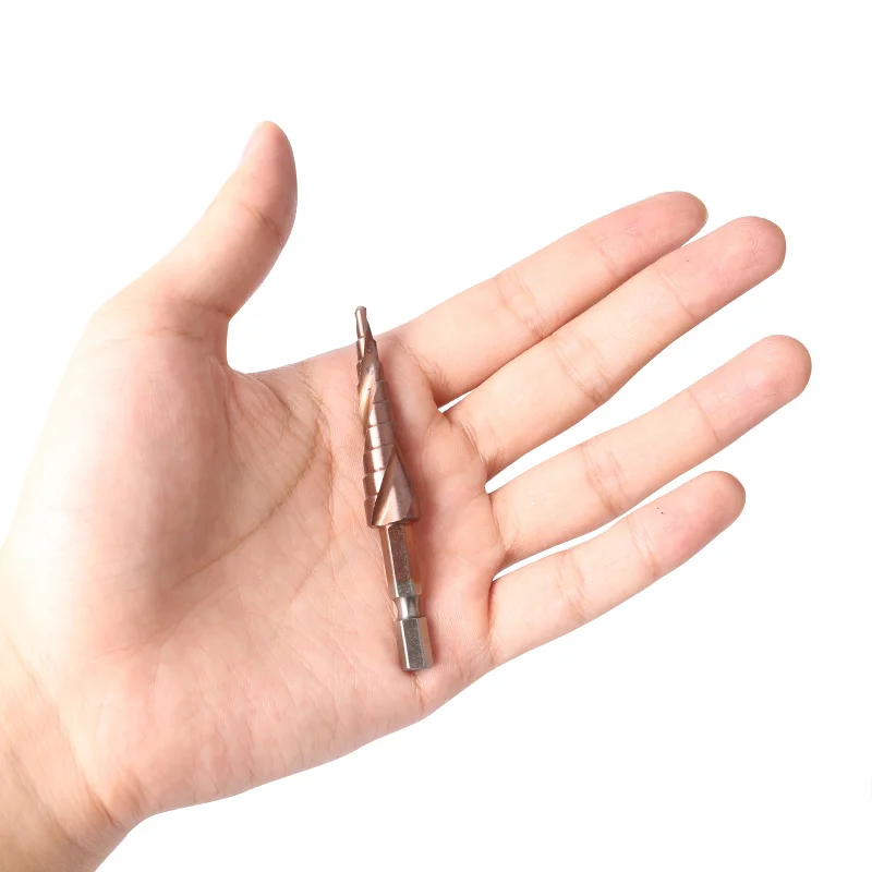 HSS-CO / M35 multi-functional triangular handle 4-12mm metal hexagonal handle bit stainless steel hole saws HSS-CO / M35 multi-functional triangular handle 4-12mm metal hexagonal handle bit stainless steel hole saws