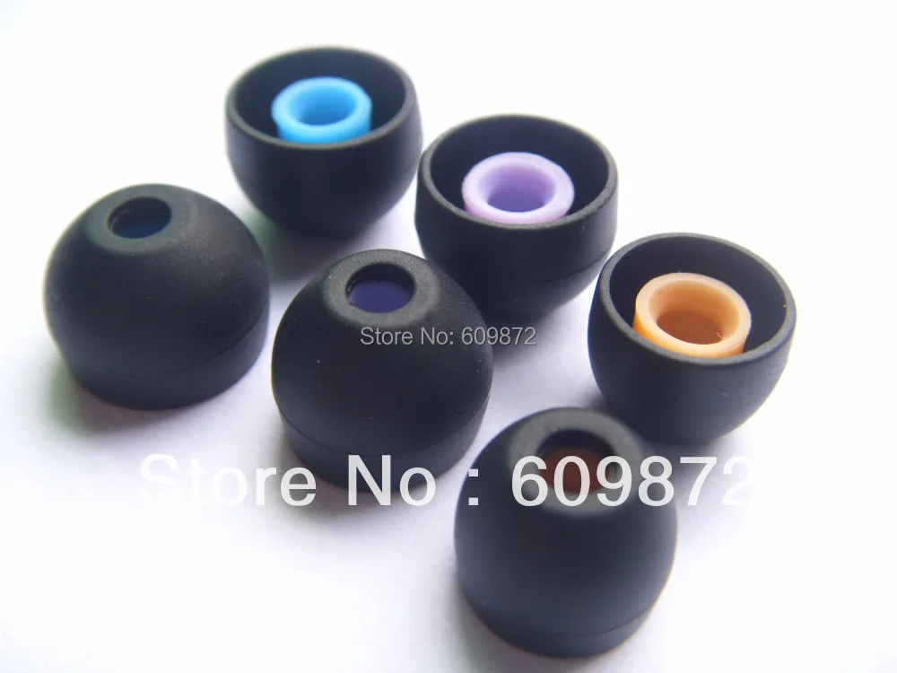 Linhuipad Earbud Rubber Silicone Eartips in ear earphone covers Double