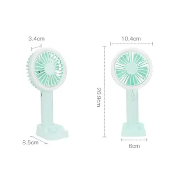 

USB Rechargeable Portable Clip On Stroller Fan 3 Speeds Flexible Bendable Mini Desk Electric Fan with LED Light Mobile Phone Sta