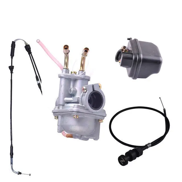 Carburetor Air Filter Cleanner Box Housing Throttle Choke Cable for