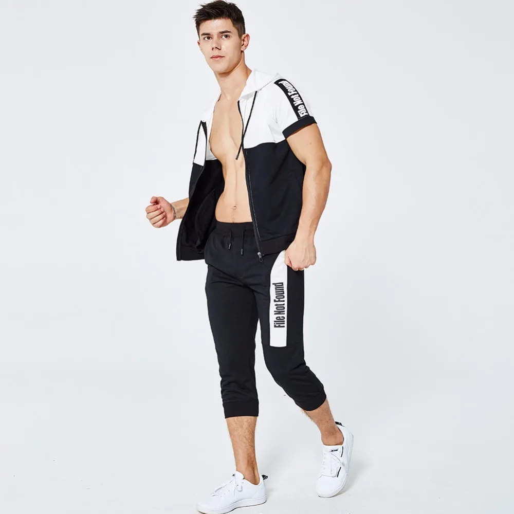 Мужской спортивный костюм Moleton Masculino повседневный на молнии с капюшоном и