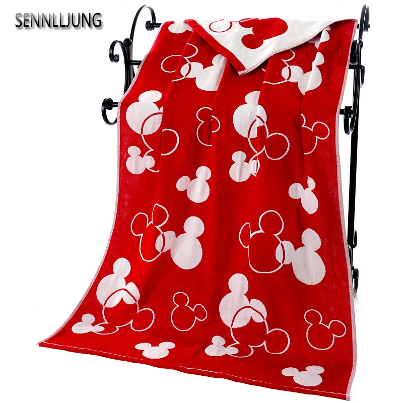 

SENNLLJUN Cotton Towel Baby And Adult Universal Three - Layer Gauze Thicken Bath Towel Beach Towel Toallas Serviette De Bain