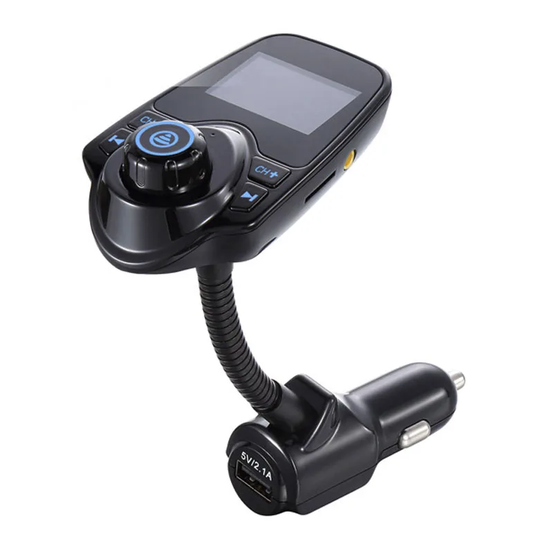  Super Bluetooth Car Kit Hands Free FM Transmitter MP3 Music Player 5V 2.1A USB Car Charger Bluetooth AUX Car Speakerphone 