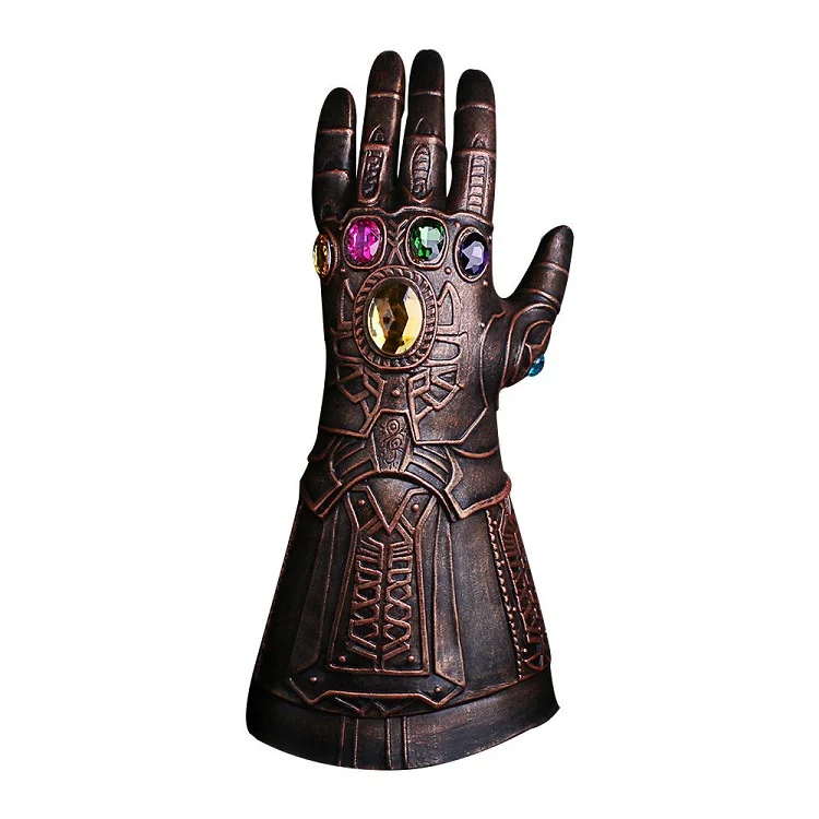 Cosplay Infinity Gauntlet Avengers Infinity War Thanos Gloves Gold Cosplay Studs Halloween Prop New (3)