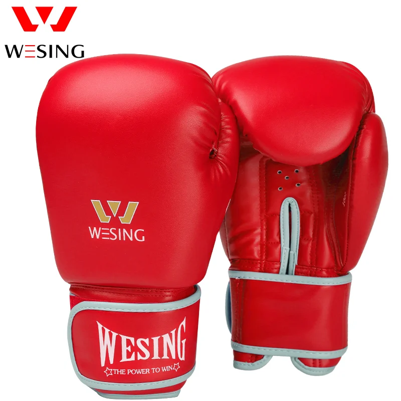 Боксерские перчатки Wesing мужские тренировочные Sanda luvas Muay Thai кожаные боксерские box
