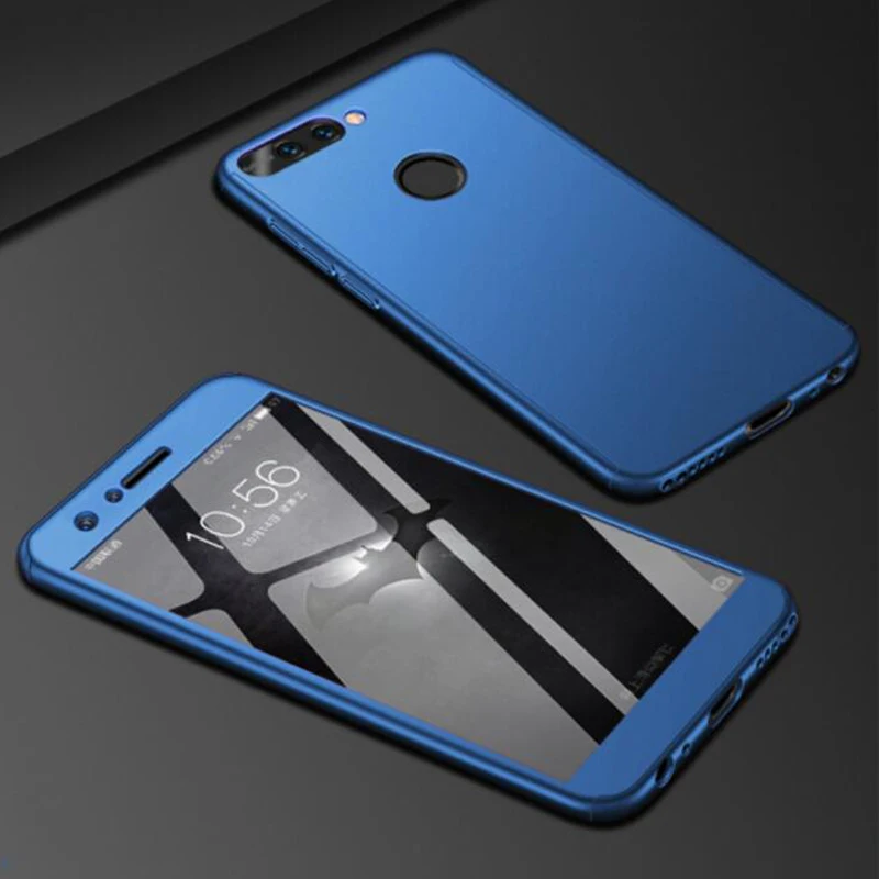 

360 Full Cover Case on Honor 7A Pro Case for Huawei Honor 7A Pro Case with Tempered Glass Hard Phone Case Honor 7A Pro AUM-L29
