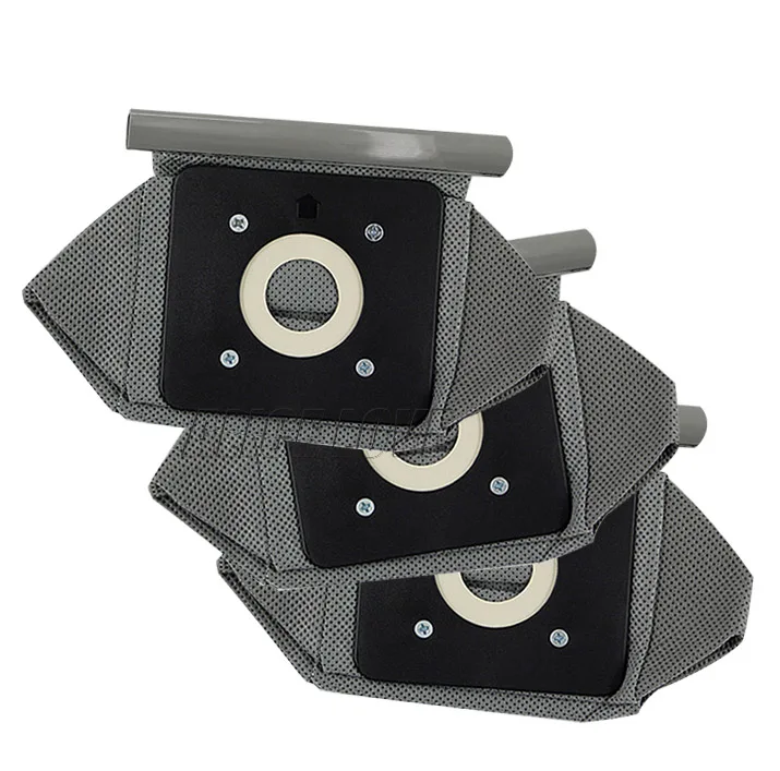 3pcs Vacuum Cleaner Bag Non Woven Bags 110mm*100mm Plastic tray