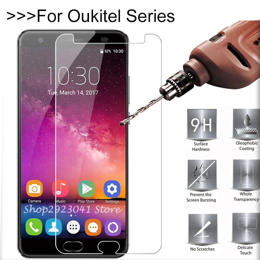 Закаленное стекло для Oukitel k6000 pro plus, Защитная пленка для экрана Oukitel k3 k5 k6 k10 k10000 k8000 U7 C8 C4 Glas