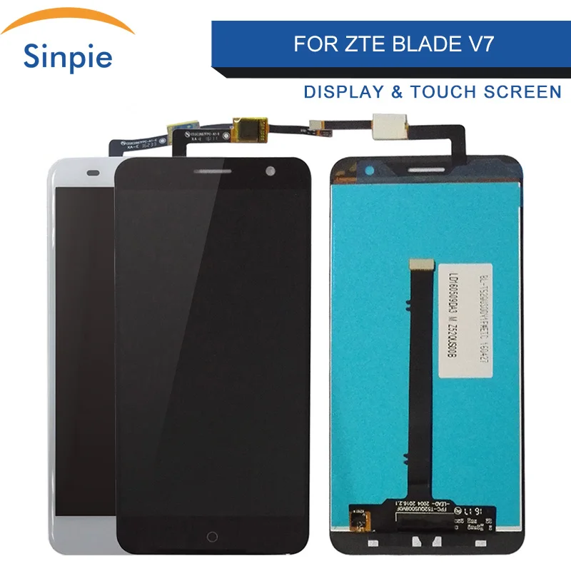 Sinpie 100% протестированный рабочий для ZTE Blade V7 ЖК дисплей сенсорный экран