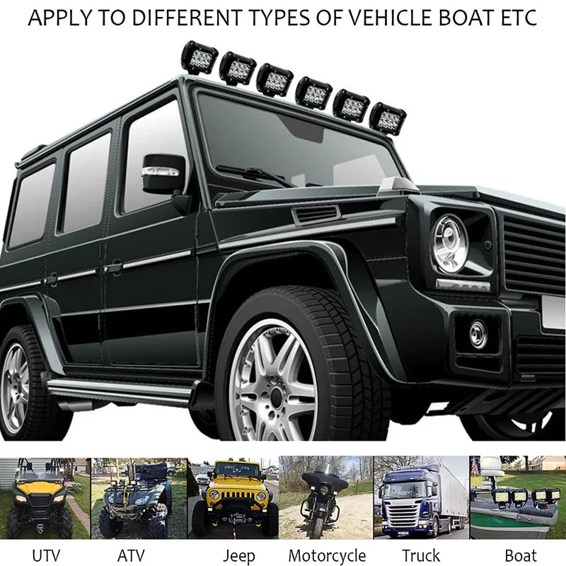 Motorcycle LED Light Bar 4x4 Auto Accessorie 12V Offroad Work Light 3000K Yellow 72W 5inch Flood IP67 4WD ATV Car Fog Lamp WOXMA Motorcycle LED Light Bar 4x4 Auto Accessorie 12V Offroad Work Light 3000K Yellow 72W 5inch Flood IP67 4WD ATV Car Fog Lamp WOXMA