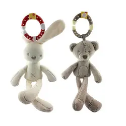 Детские погремушки плюшевый кролик коляска колокольчиков висит колокол игрушки куклы Мягкие кровать подарок успокаивающие игрушки WJ292
