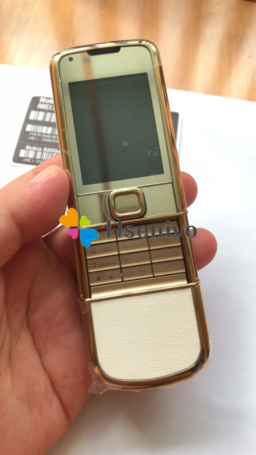 Отремонтированная DHL 100% оригинальная разблокированная Nokia 8800 Arte Gold 4G Внутренняя