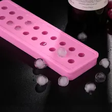 20 отверстий ледяные шарики, форма для питья, кирпич, круглая форма, сфера, форма для льда, для пива, для питья, охлаждения, кулер, 5 цветов