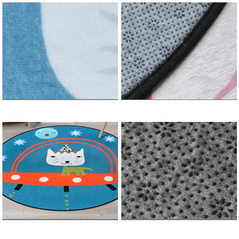 Cartoon Animals Carpet Kids Room Thick Soft Round Carpet Computer Chair Fur Rug Fashion Rugs For Bedroom Kids Tent Round Rug Mat Cartoon Animals Carpet Kids Room Thick Soft Round Carpet Computer Chair Fur Rug Fashion Rugs For Bedroom Kids Tent Round Rug Mat