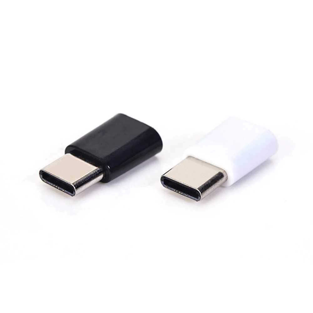 Двойной цвет usb type C OTG адаптер для USB C штекер для Micro USB Женский Кабельные конвертеры для samsung S10 huawei USB для type-c OTG