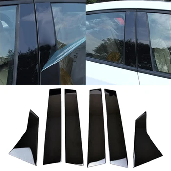 

Window 6PCS Set Pillar Posts Trims For Honda Civic 2016-2018 Part Tool Replacement Replaces High Quality
