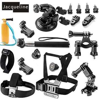 

Jacqueline For Gopro hero Accessories Set Mount for Sony Action Cam HDR AS200V AS30V AS20 AS100V AZ1 mini FDR-X1000V/W 4 k
