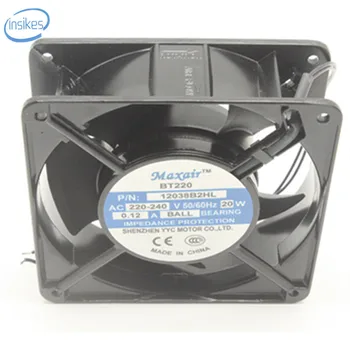 

BT220 BT 220 PN 12038B2HL Ultrasonic Welding Machine Axial Cooling Fan AC 220V 0.12A 20W 12038 120*120*38mm 2 Wires