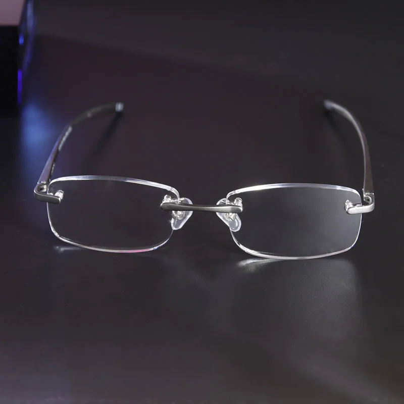 

Ultra-light Aluminium Magnesium Reading Glasses Rimless Reading Glasses Men Women Eyewear 10Pcs/Lot Diopter+1.50-+3.00