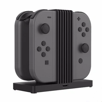 

4 in 1 Joy-Con Charger for Nintendo Switch Charging Dock Station with LED indication