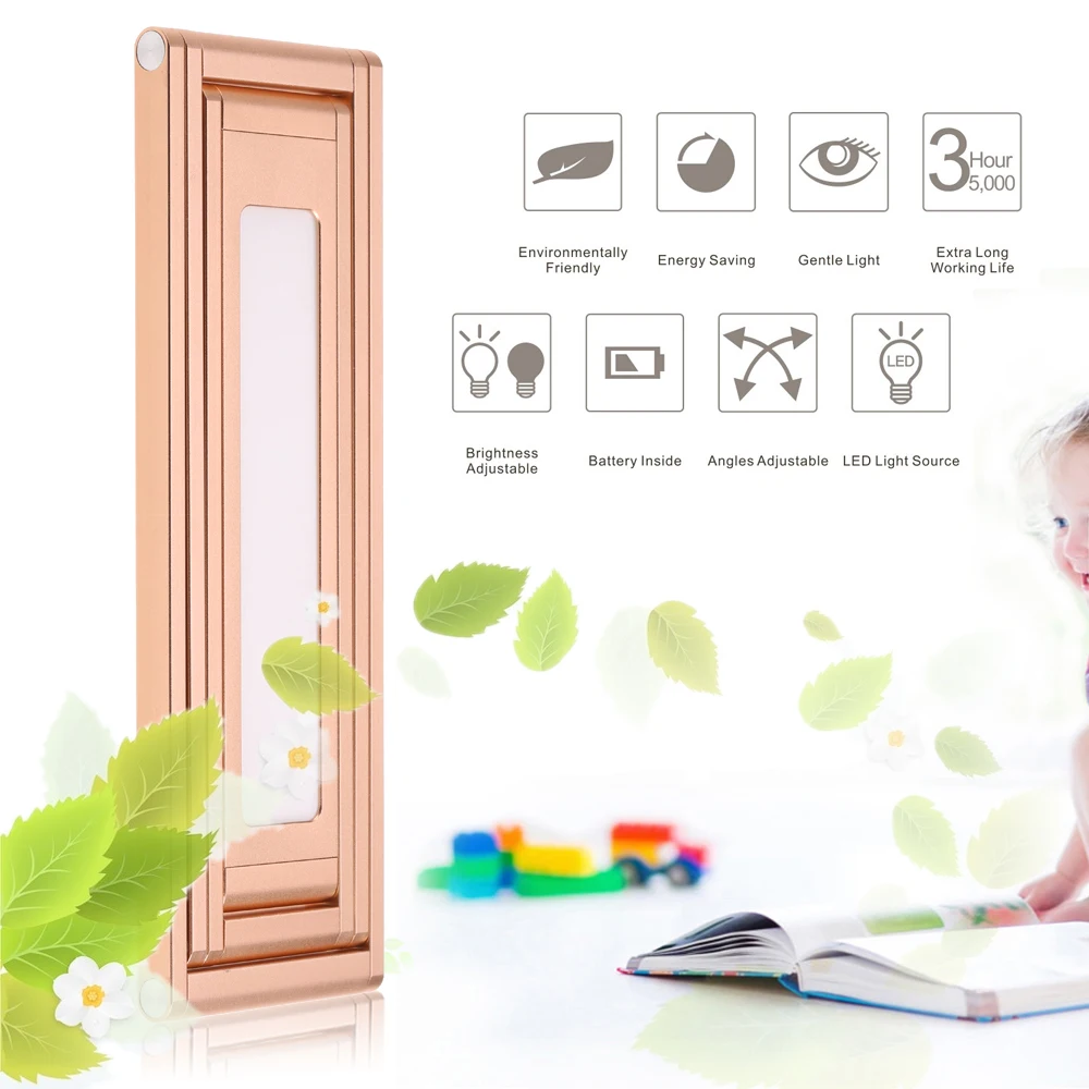 

TOMSHINE LED Desk Lamp 2-Level Dimmer Multi-Shape Creat Portable Foldable3W Dimmable Rechargeable Multi-functional Table Light