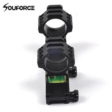 30 мм крепление для прицела кольцо крепление с пузырьковым уровнем подходит 20 мм Пикатинни для охоты