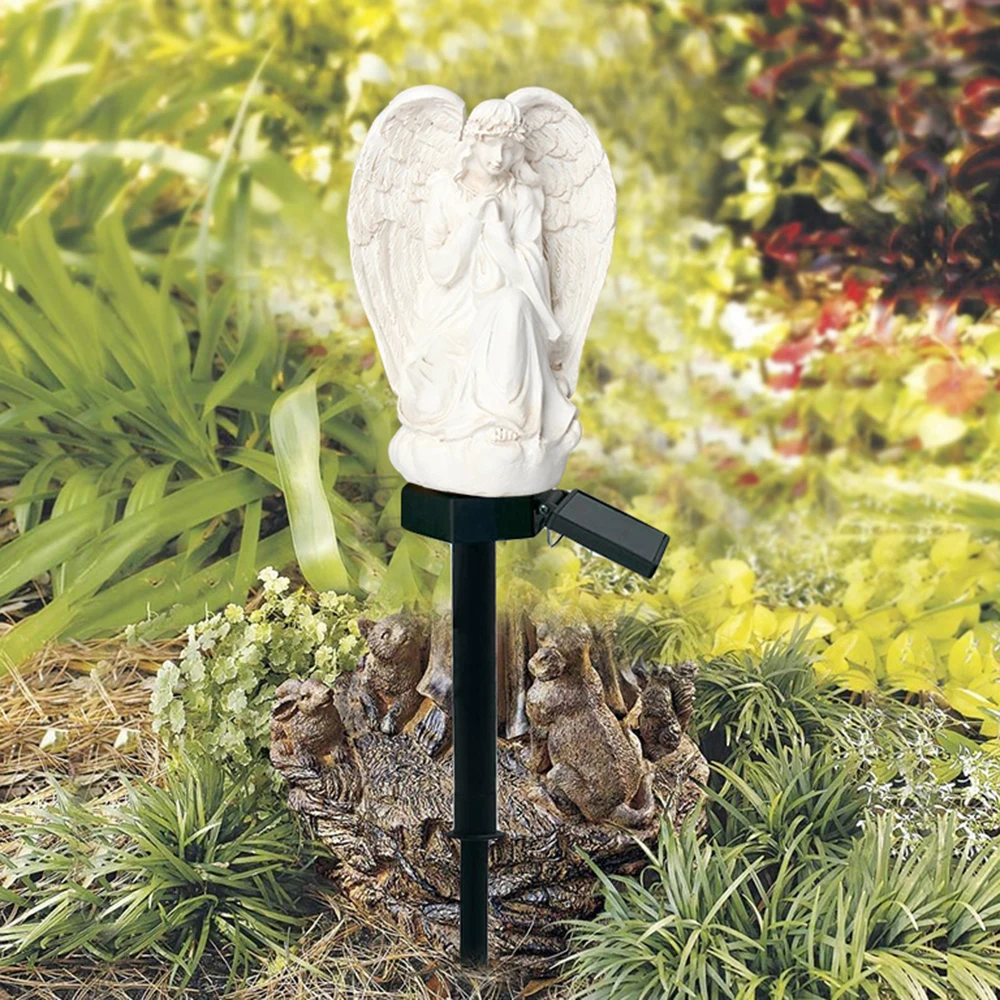 led Solar Light With Solar LED Panel Waterproof IP65 Outdoor Solar Powered Led Path Lawn Yard Garden Solar Lamp