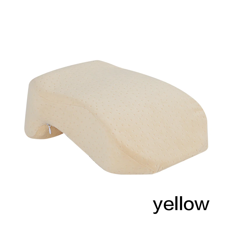 Дорожная многофункциональная подушка с эффектом памяти, дышащая подушка для сна Comfot, мягкая поясничная Подушка, поддержка спины, офиса, Almofada - Цвет: yellow
