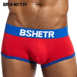 Новый дизайн g-стринги BSHETR Брендовое дышащее Мужское нижнее белье хлопковые трусики-стринги для геев сексуальное бикини бандаж Стринги