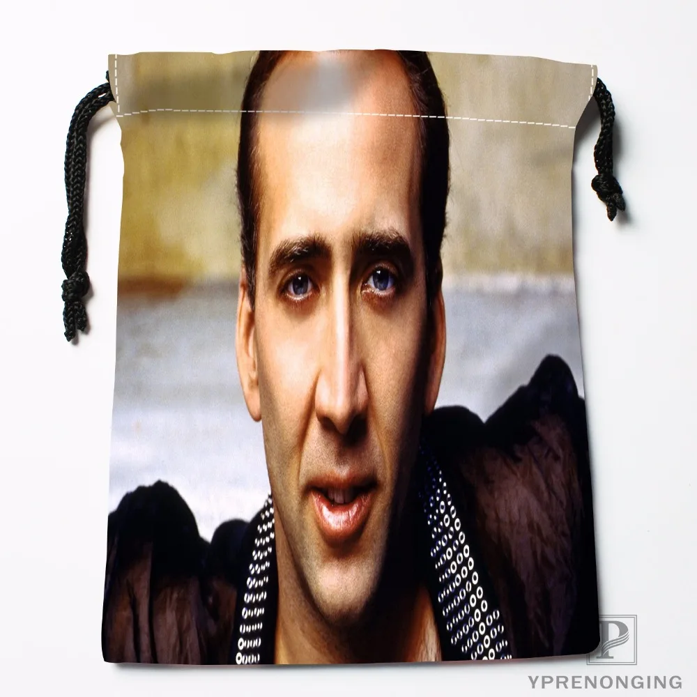 

Custom Nicolas Cage Drawstring Bags Printing Travel Storage Mini Pouch Swim Hiking Toy Bag Size 18x22cm#180412-11-27