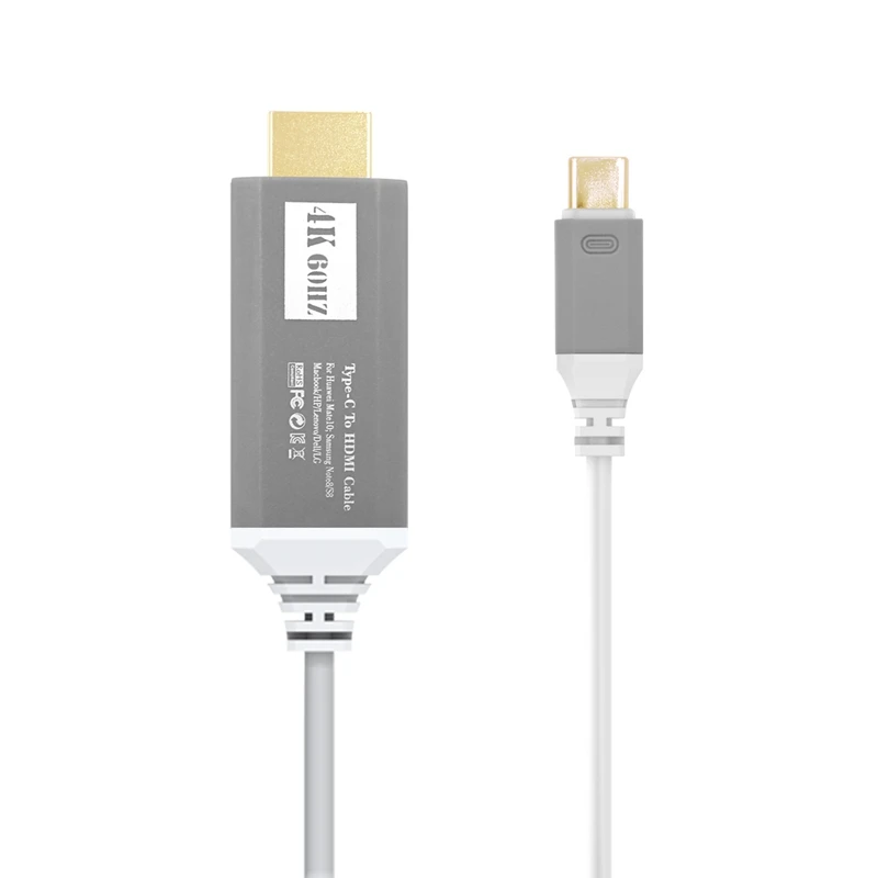Тип C к Hdmi Usb 3,1 Ultra Hd 1080P 4K зарядка Hdtv видео кабель адаптер конвертер для мобильного телефона смартфон