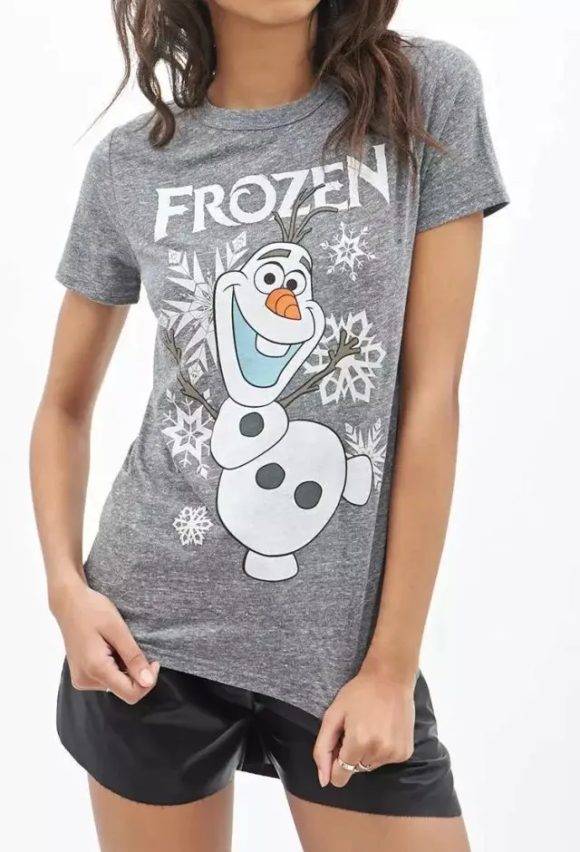 olaf t shirt women's